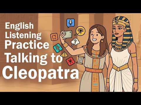 English Listening Practice | Talking to Cleopatra | Beginner Level A2-B1 | English Podcast !