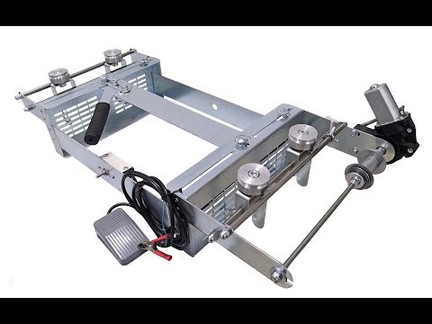 Станок для натяжки проволоки на рамки с электроприводом