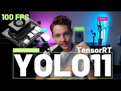 YOLO11 TensorRT Object Detection on Jetson Nano Orin with 100FPS on Live Webcam with Ultralytics