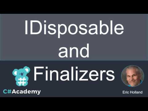 IDisposable and Finalizers