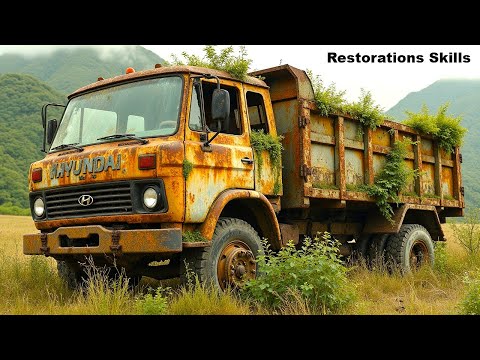 🚛 Bringing a Rusty Hyundai Truck Back to Life After 20 Years! // Restorations Skills