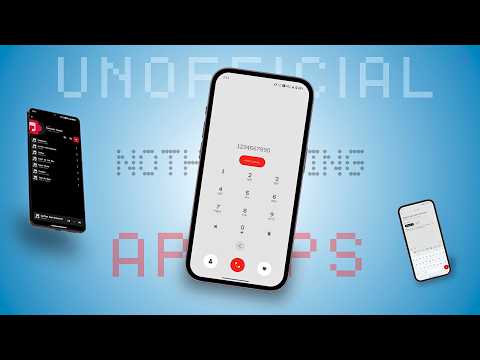These 5 UNOFFICIAL "Nothing" Apps Should Be OFFICIAL