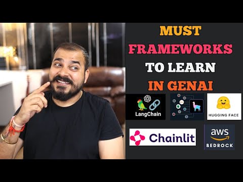 Must Frameworks To Learn In Generative AI #langchain #llamaindex #chainlit #awsbedrock