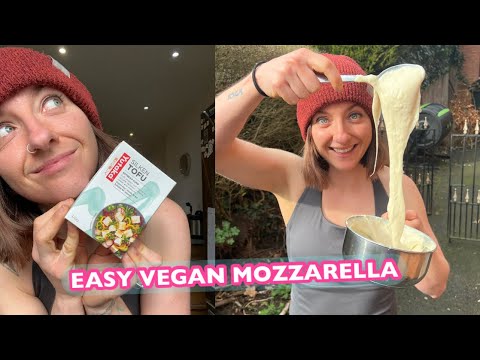 AMAZING VEGAN MOZZARELLA | EASY & HEALTHY (No Cashews & Oil Free!)