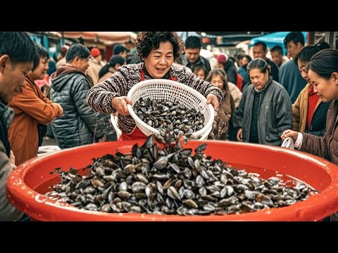 Anhui Fanan Caoji clam  also known as ”Huaibei abalone”  the shop owner said that only Fannan has i
