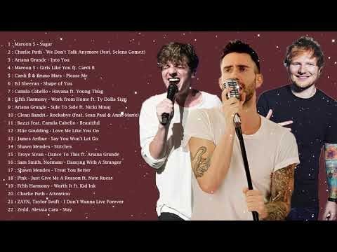 Música en Inglés 2019 ✬ Charlie Puth, Bruno Mars, Maroon 5, Ed Sheeran ✬ Mix Pop En Ingles 2019