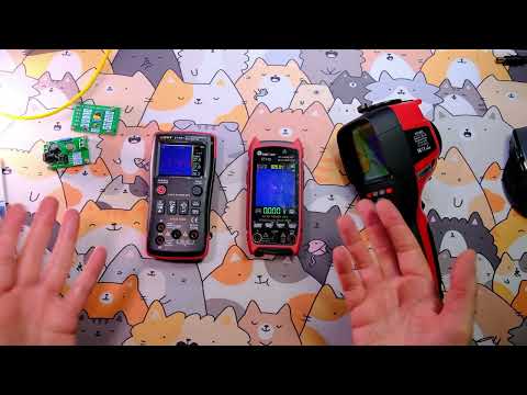 Multimeters with thermal imagers - cheap ZOYI ZT-R01 and expensive TOOLTOP ET14S.