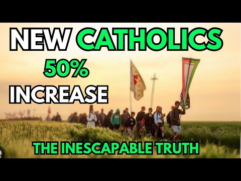 HUGE NUMBERS drawn to tradition and the MASS.  A Catholic RESURGENCE.
