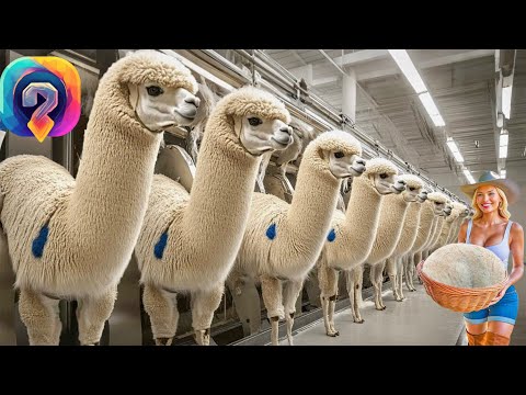 Как МИЛЛИОНЫ Альпак разводят на фабрике. Уникальные кадры с производства.