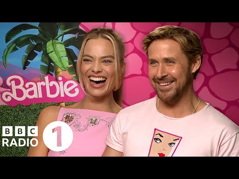 "What's a meme?" Margot Robbie and Ryan Gosling on Barbie, 'double waving' and dressing as a hamster