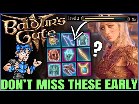Baldur's Gate 3 - 10 INCREDIBLE Early Magic Items, Weapons & Armor - Best Gear Location Guide!