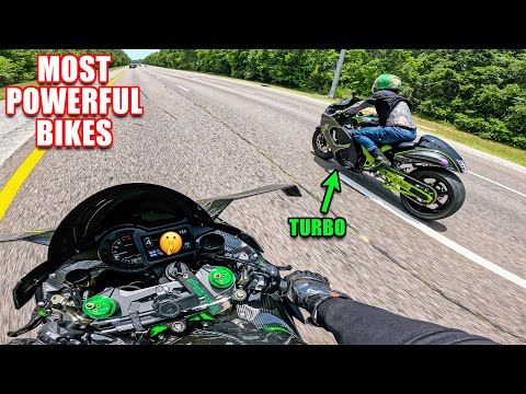 TURBO HAYABUSA vs NINJA H2 😈