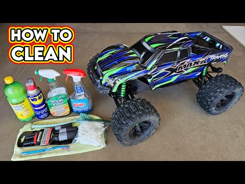 How to Clean an RC Car! Traxxas X-MAXX Maintenance!