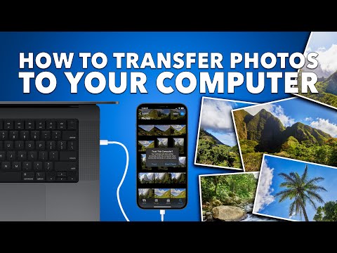 How to TRANSFER PHOTOS from an iPhone or iPad to a Mac or Windows Computer