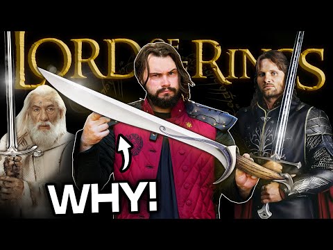 Lord of the Rings SWORDS are so GOOD everyone else looks like AMATEURS!
