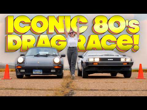 Porsche 911 vs DMC DeLorean Drag Race: No Time Travel Needed for This One!