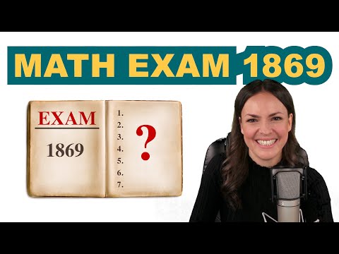 MIT Entrance Exam from 1869! – Can you solve it?
