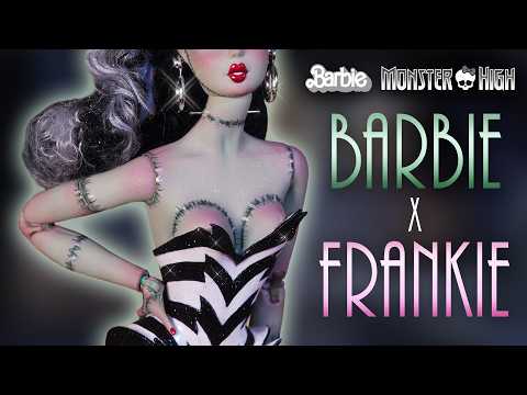 Making a custom BARBIE x FRANKIE STEIN DOLL! ⚡️ 💕 [ HALLOWEEN SPECIAL ]