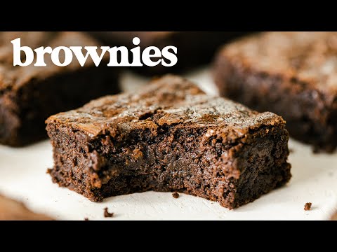 The Perfect BROWNIE - How to Make FUDGY Crackly-Top Brownies