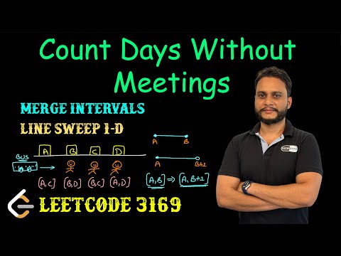 Count Days Without Meetings | Leetcode 3169