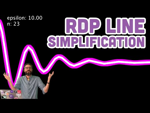 Coding Challenge #152: RDP Line Simplification Algorithm