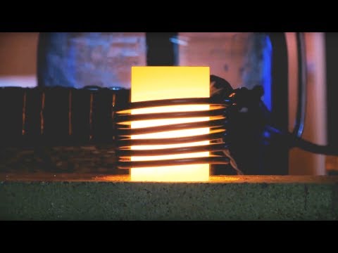 Индукционный нагрев на двух пальцах