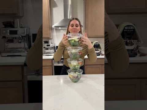 Salad Kit Meal Prep Will Save You So Much Money!! #mealprep