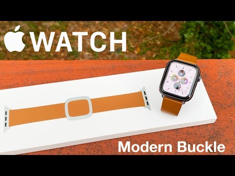 Official Apple Watch Leather Modern Buckle Band Review + 1 YR YOUTUBE ANNIVERSARY