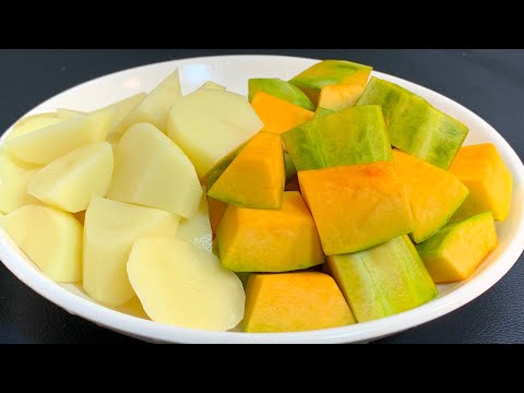 一个南瓜，2个土豆，搭配一起太好吃了，厨师长教我详细步骤，软烂入味，老人小孩都爱吃#美食製作 #美食 #家常菜