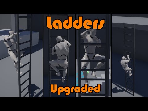 How To Climb A Ladder With Animations | Upgraded & Extra Features - Part 1- Unreal Engine 4 Tutorial