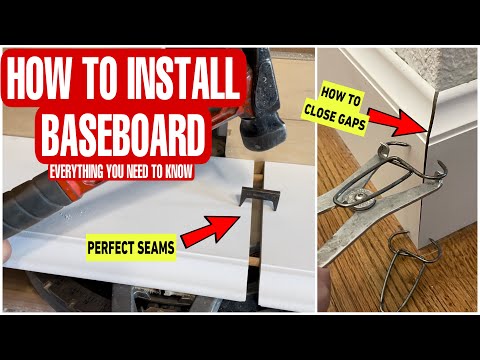HOW TO INSTALL BASEBOARD. Everything you need to know for an easy flawless install