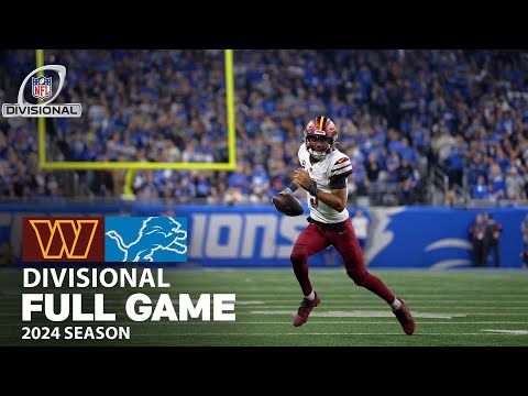 Washington Commanders vs. Detroit Lions FULL GAME | Divisional Round NFL 2024 Season