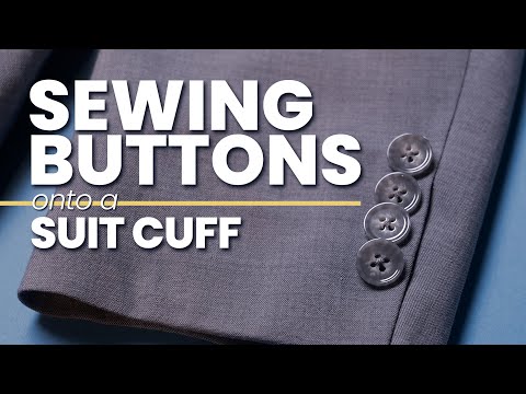DIY Sew Suit Jacket Sleeve Buttons (Ep. 68)