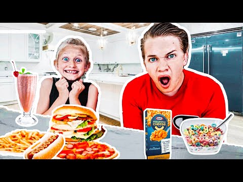 15 Siblings SWAP DIETS for 24HRS!!