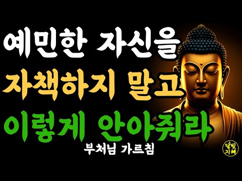 Don't blame yourself for being sensitive, but embrace yourself like this l Buddha's words | Buddh...