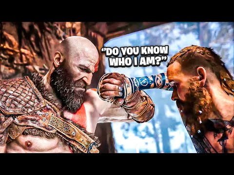 How KRATOS showed BALDUR that he's The God Of VIOLATION