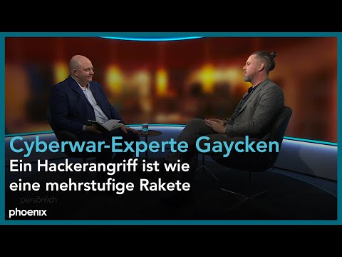 phoenix persönlich: Jörg Thadeusz im Gespräch mit Sandro Gaycken