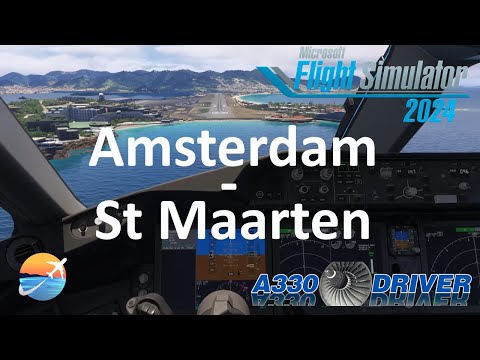 SUPERB FREEWARE B787 | Amsterdam - St Maarten Full Flight | Real Airline Pilot