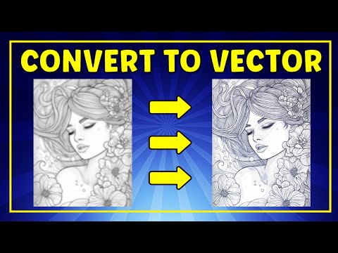 Turn Midjourney Coloring Pages Into Vectors