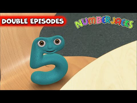 Numberjacks 🏫 Season 1, Episode 09-10 | DOUBLE FULL EPISODES
