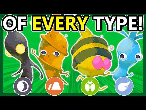 A PIKMIN of Every POKEMON Type!