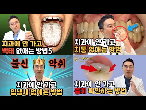 🦷치과 망하는 셀프 구강관리 꿀팁 총정리! ✅백태 제거 ✅입냄새 제거 ✅충치 셀프 확인법 ✅치통 없애는 방법