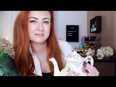 The Tea Place βοΈ An ASMR Cafe βοΈ Rain, Cupcakes & Sleep