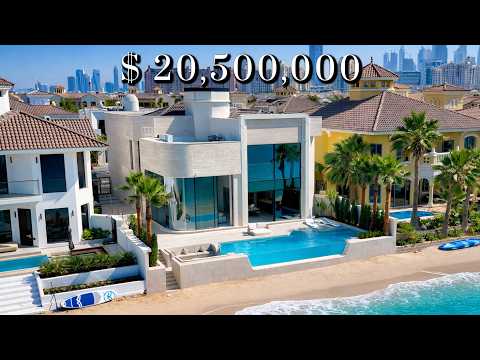 Inside a $20,500,000 Phenomenal Ultra Luxury Beachside Villa - Palm Jumeirah, Dubai