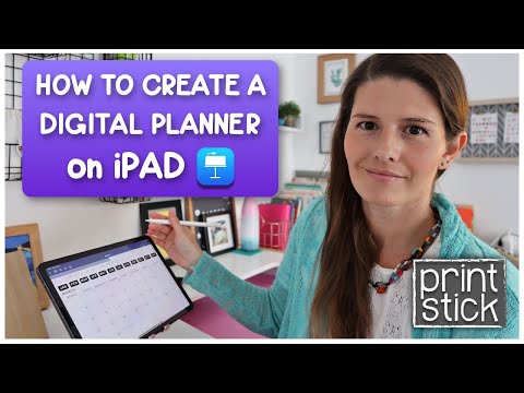 How to make a DIGITAL PLANNER for GoodNotes (& others) | Make a Keynote Template on iPad | Part 1