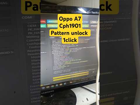 Oppo A7 pattern unlock in unlock tool | cph1901 pattern pin Unlock simple step 2025