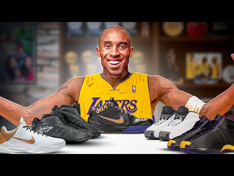 Every Shoe Kobe Wore When he Won a Championship