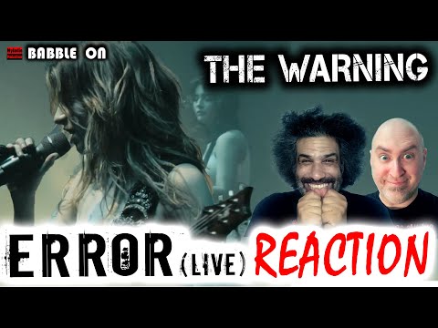 THE WARNING - ERROR (Live) Reaction (Mexican Sisters Rock Trio) #paulina #daniela #alejandra 🔥🤘😁🤘🔥