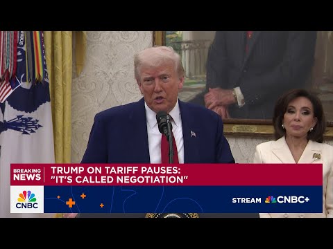 Trump on tariff pause: 'It's called negotiation'
