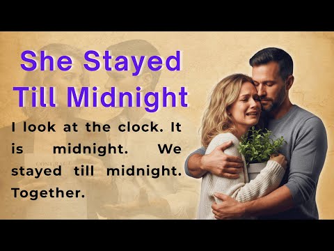 She Stayed Till Midnight | Learn English Through Story Level 2 | English Listening Practice 🔥